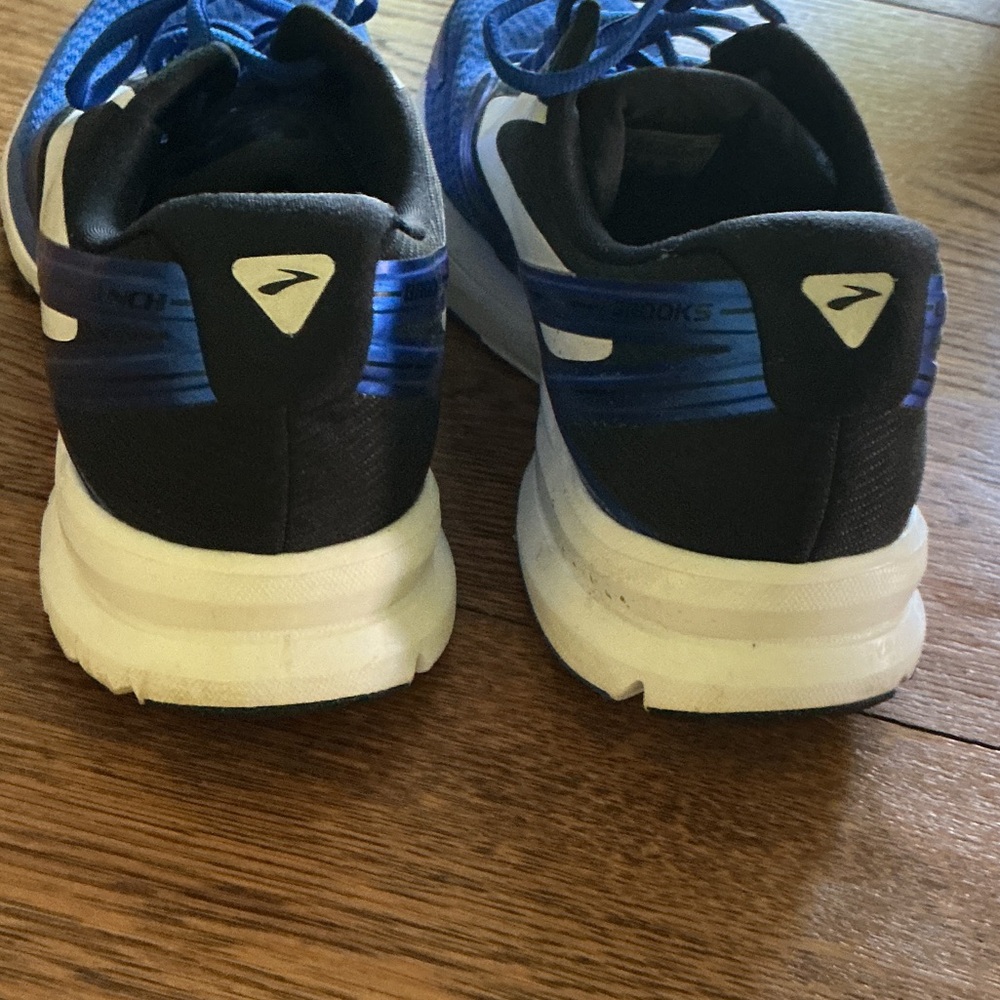 Brooks Launch 4 Athletic Sneakers Shoes Men’s size 11.5 Blue Black - Picture 4 of 12